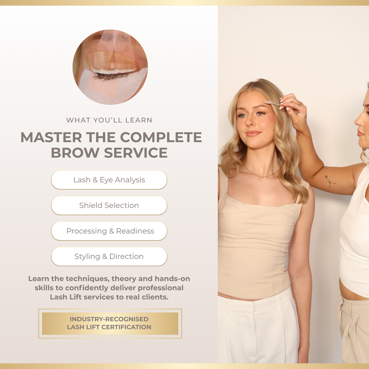 Certified Korean Lash Lift Artist